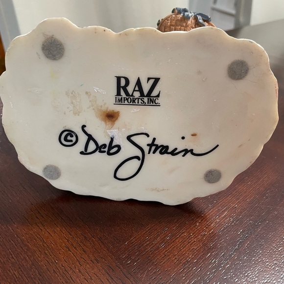 Raz Imports Deb Strain Figurine ( Time to share. Santa with snow man - Picture 4 of 4